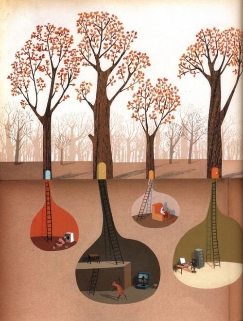 illustrazione alberi